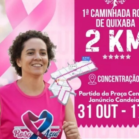 Quixaba realiza sua 1ª Caminhada Rosa nesta sexta-feira (31)