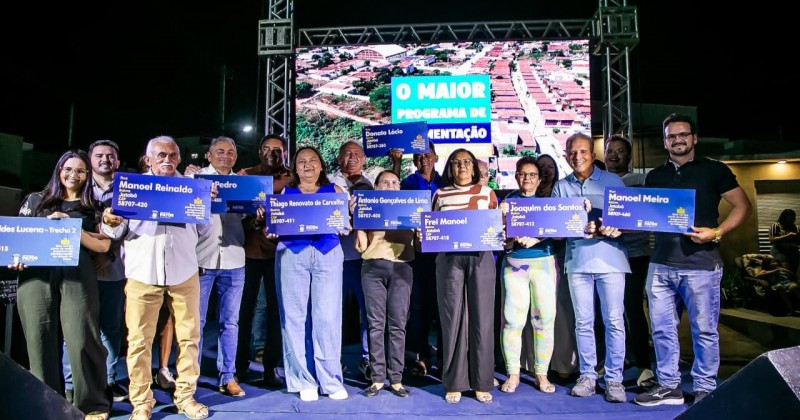 Prefeitura de Patos entrega pavimentação de 10 ruas no bairro Jatobá