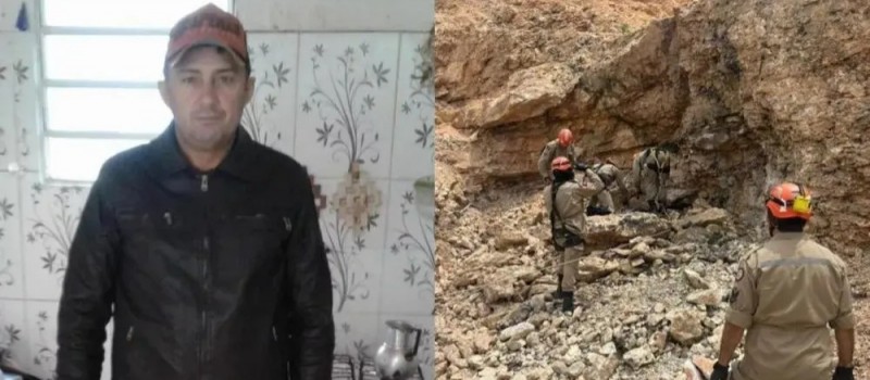 Trabalhador morre soterrado ap�s desabamento em pedreira de S�o Jos� do Sabugi