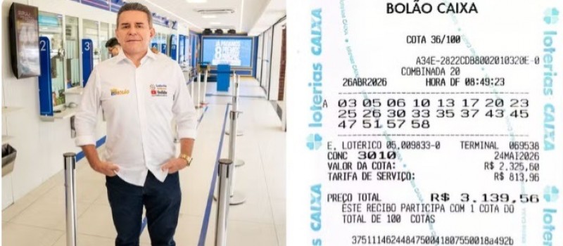Dono de lot�rica no Cear� � um dos ganhadores de pr�mio de R$ 168 milh�es na Mega-Sena