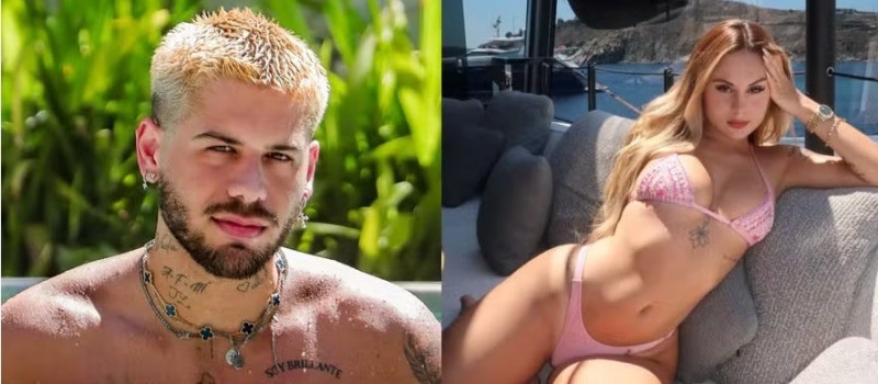 Z� Felipe aparece aos beijos com Lara Jucah em after no Rio; veja fotos!