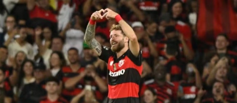 Flamengo recusa proposta de R$ 58,14 milh�es do Besiktas por L�o Pereira