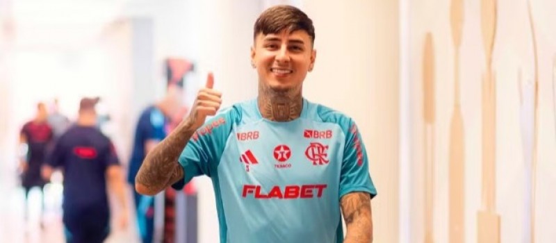 Flamengo avan�a para renovar com Pulgar, que d� pista: 'Vamos por mais'