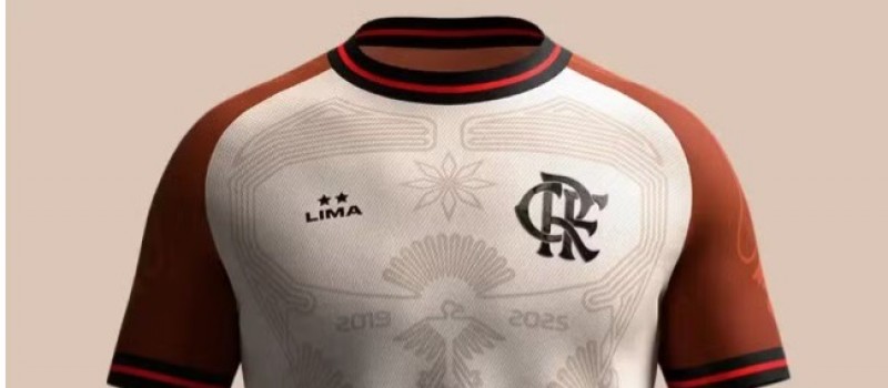 Flamengo anuncia modelo vencedor do Manto da Na��o; veja imagens
