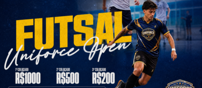 Uniforce Open: Patos recebe torneios de v�lei e futsal em setembro e outubro