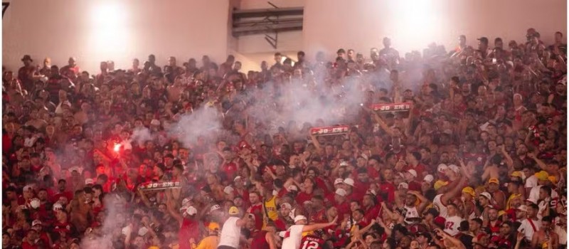 Flamengo disputa semifinal da Liberta com uni�o nas arquibancadas e mosaico de ponta a ponta