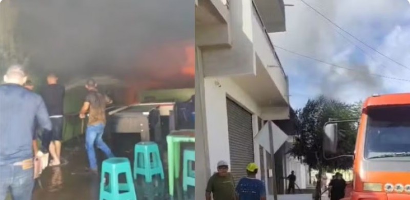 Recusa de mulher de namoro a tr�s no Sert�o faz homem incendiar casa e bar 