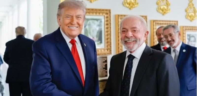 Trump diz que Lula � 'muito din�mico', elogia reuni�o e fala que novos encontros ocorrer�o