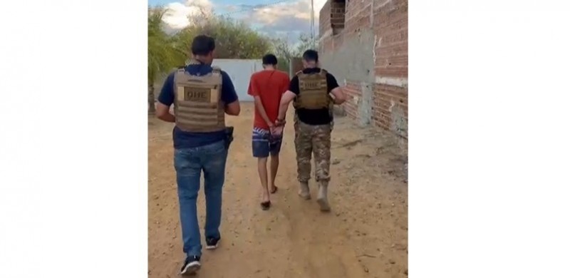 Polcia Civil prende suspeito de dois assassinatos e uma tentativa de homicdio em Patos
