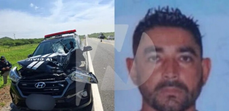 Funcion�rio de empresa morre atropelado por viatura da pol�cia entre S�o Mamede e Patos