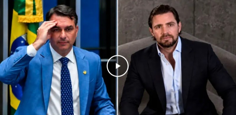 Fl�vio Bolsonaro era �usu�rio master� de conta de offshore s�cia do jato usado por Vorcaro