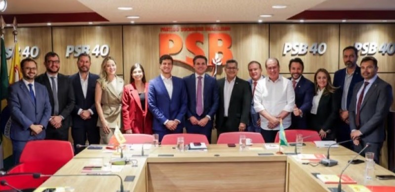 PSB e PDT anunciam apoio � reelei��o de Hugo Motta na presid�ncia da C�mara dos Deputados