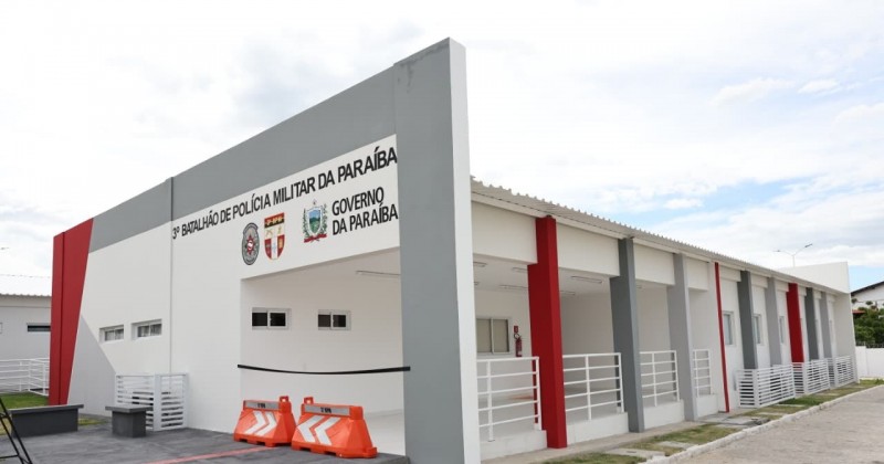 Nova sede do 3� BPM � inaugurada em Patos e vai refor�ar seguran�a em 30 munic�pios 