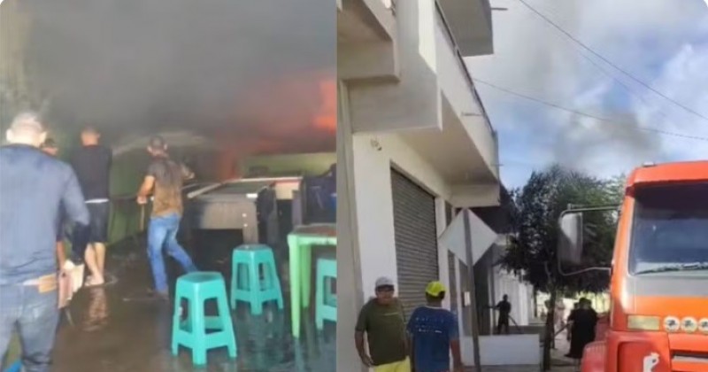 Recusa de mulher de namoro a tr�s no Sert�o faz homem incendiar casa e bar 
