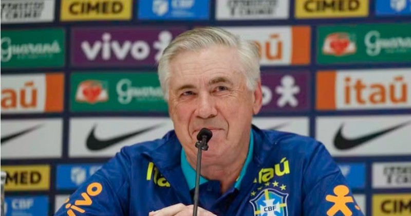 Ancelotti pede calma com a Sele��o e diz ter escala��o definida para Copa
