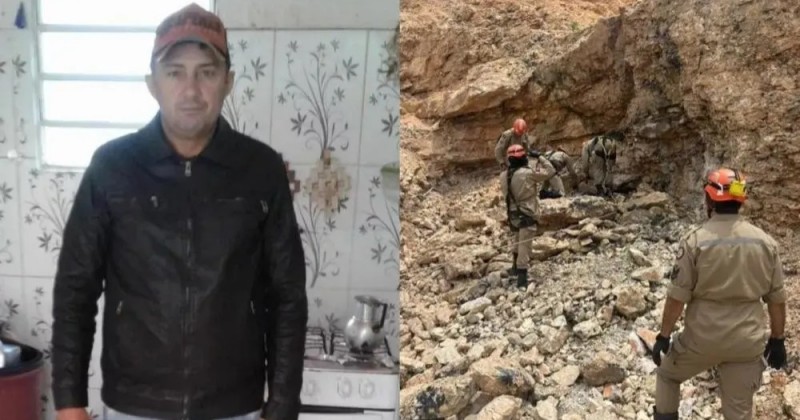 Trabalhador morre soterrado ap�s desabamento em pedreira de S�o Jos� do Sabugi