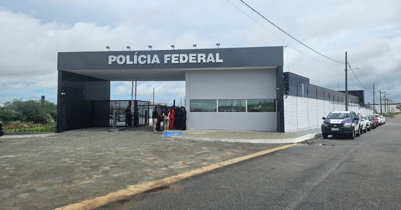 Nova sede da Pol�cia Federal em Patos marca estrat�gia nacional contra o crime organizado, diz ministro da Justi�a