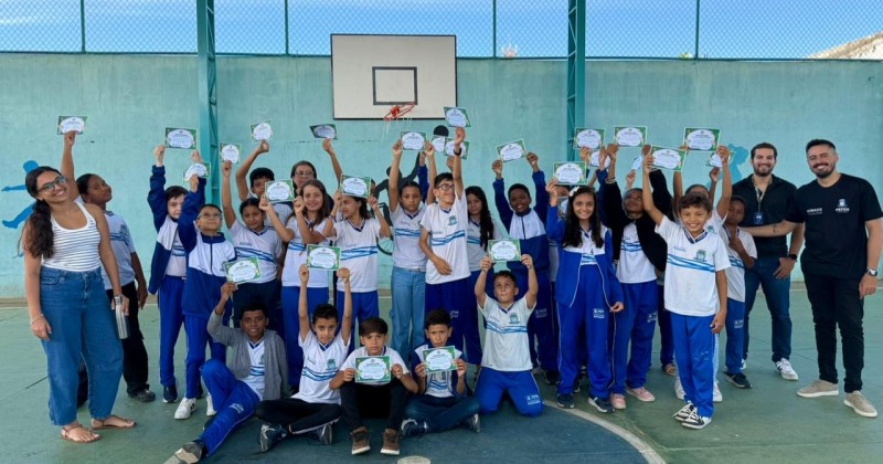 A��o ambiental � realizada na Escola Al�rio Meira Wanderley em Patos, na Semana Ra�zes do Sert�o