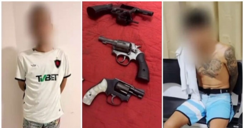 Pol�cia Civil prende em Patos dupla suspeita de participar de homic�dios ocorridos este ano