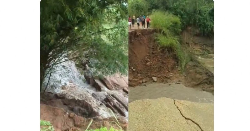 Barragem e barreiros rompem, causam destrui��o e deixam morador desalojado, no Agreste da Para�ba