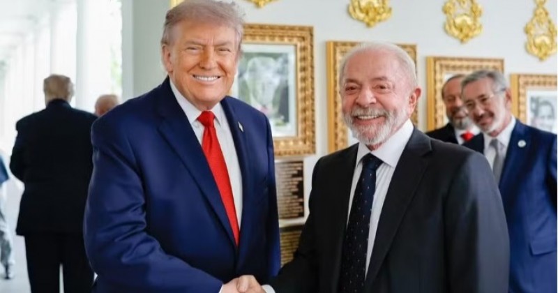 Trump diz que Lula � 'muito din�mico', elogia reuni�o e fala que novos encontros ocorrer�o