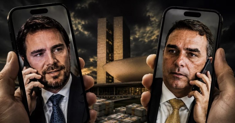 Clima na pr�-campanha de Fl�vio Bolsonaro � de fim de festa ap�s divulga��o de �udio com Vorcaro