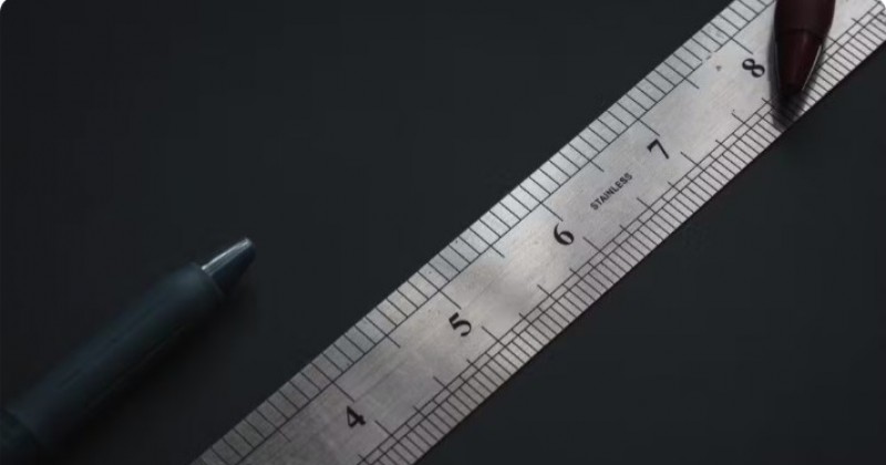 Por que existe um espa�o antes do 0 nas r�guas?