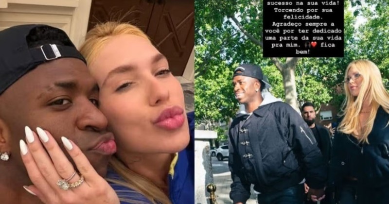 Vini Jr. fala pela 1� vez sobre t�rmino com Virginia: �Obrigado por tudo�