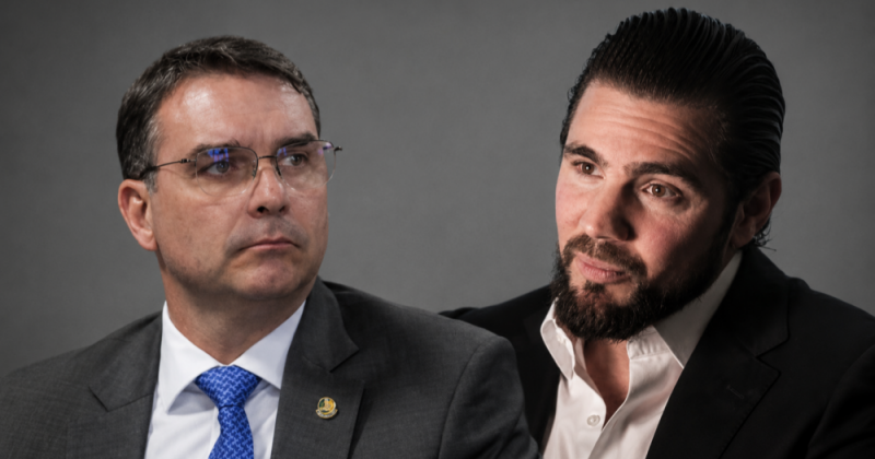 Presidenci�vel Fl�vio Bolsonaro usou verba do Senado para visitar banqueiro Vorcaro