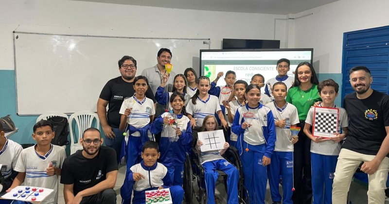 Campanha 'Escola Consciente' leva a��o de educa��o ambiental �s escolas de Patos 
