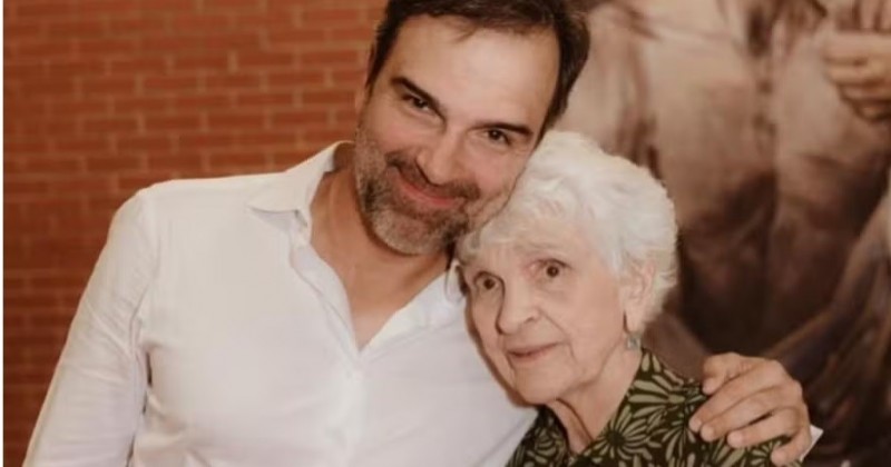 Um m�s ap�s morte do irm�o Oscar, Tadeu Schmidt perde a m�e de 92 anos