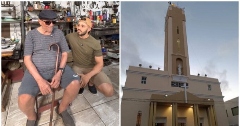 Sino da Catedral de Patos � o maior do Nordeste pesando 650 kg, revela relojoeiro