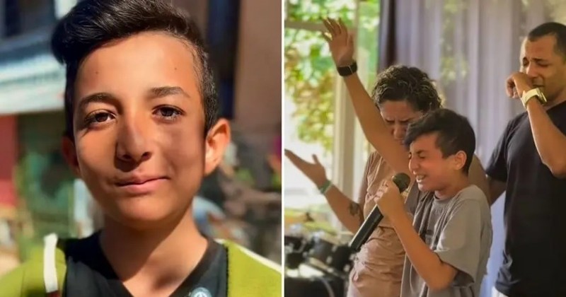 Menino com doena rara inspira com sua f: 'Se Ele no fizer, vai continuar sendo Deus'