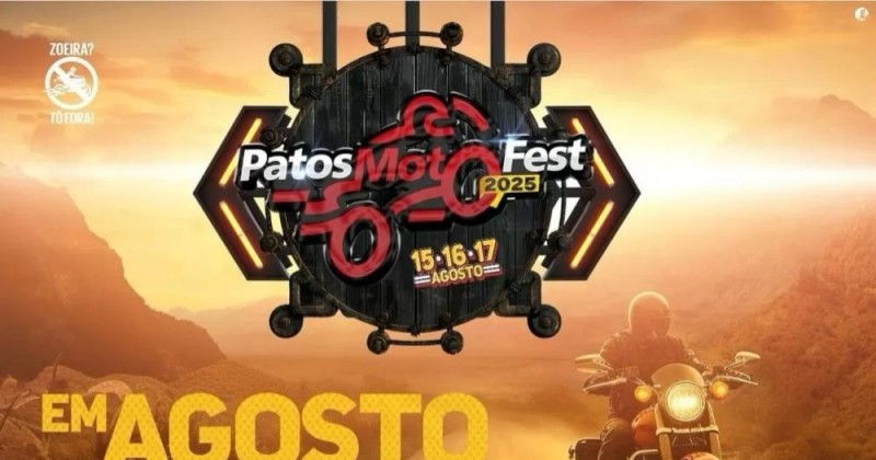Patos se prepara para receber motociclistas na 16 Edio do Patos Moto Fest neste fim de semana 