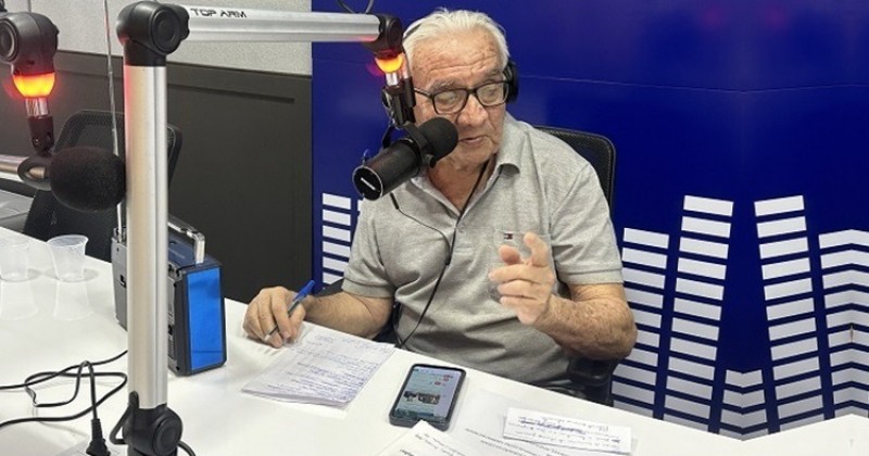 Morre aos 79 anos o radialista Barbosa da Silva, vtima de parada cardaca em Sousa