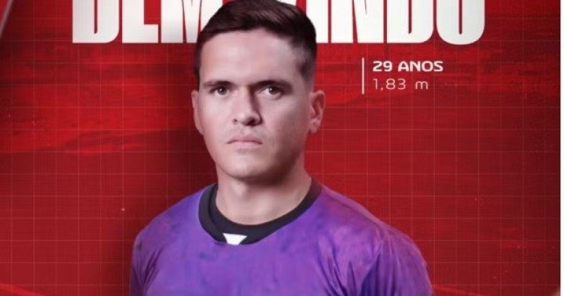 Goleiro Yuri Pontes  repatriado pelo Esporte de Patos para Paraibano 2026