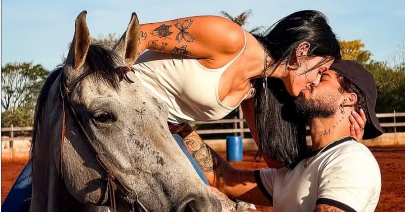 Z Felipe comemora aniversrio de Ana Castela com declarao apaixonada e foto indita