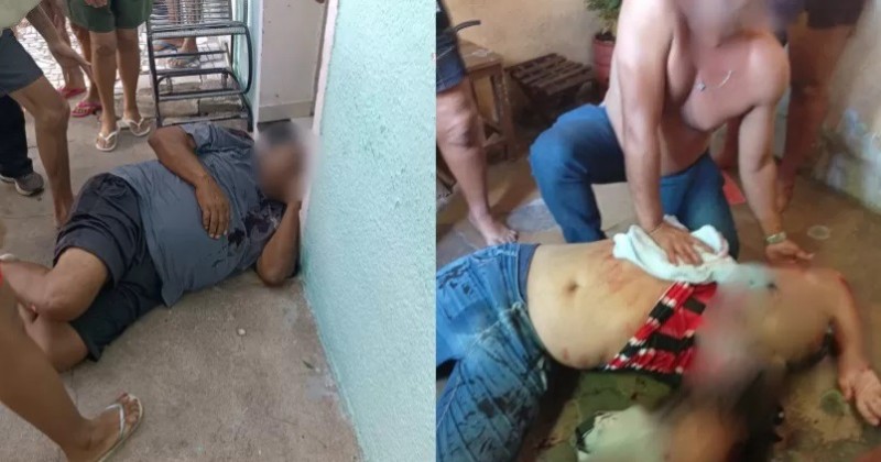 [VDEOS] Ex-presidirio morre e outro homem fica ferido aps atentado a bala no So Sebastio, em Patos
