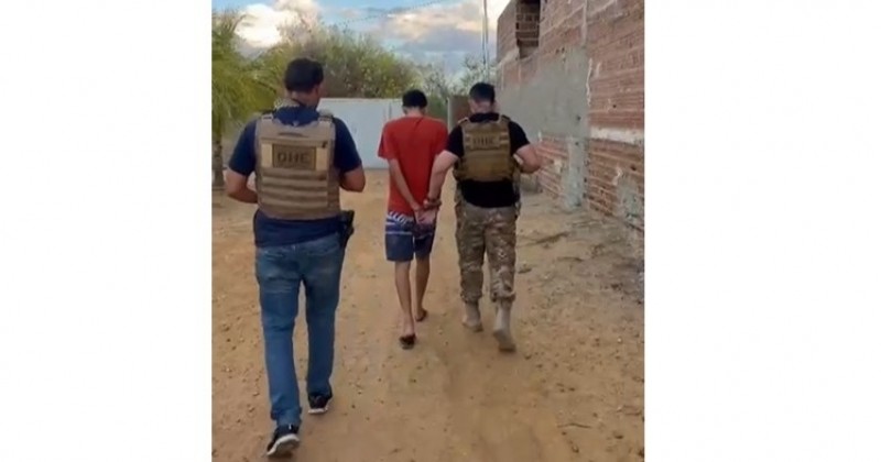Polcia Civil prende suspeito de dois assassinatos e uma tentativa de homicdio em Patos