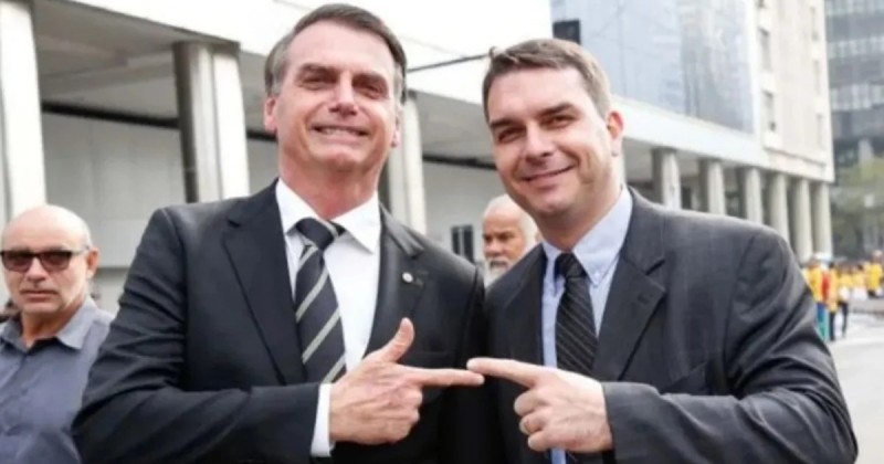 Bolsonaro diz que Flvio ser seu candidato  Presidncia da Repblica. Veja vdeo