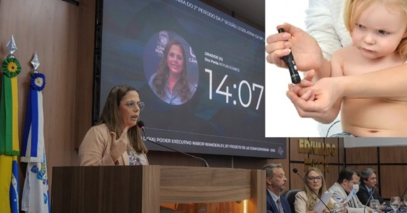 Cmara de Patos aprova pleito de Perla Gadelha solicitando do municpio fornecimento de sensores de glicose 