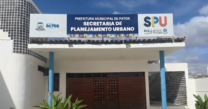 Prefeitura de Patos abre licitao para elaborao do novo Plano Diretor Municipal