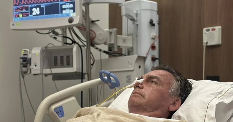 Bolsonaro passar� o R�veillon internado para tratar crises de solu�o e apneia grave
