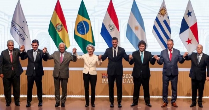 L�deres da Uni�o Europeia e do Mercosul assinam acordo e criam maior �rea de livre com�rcio do mundo