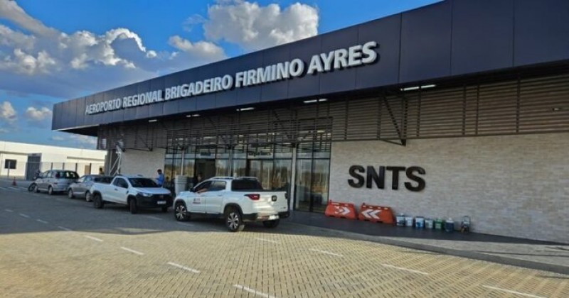 Aeroporto de Patos tem obras conclu�das e entrega prevista para os pr�ximos dias