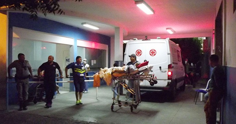 Hospital de Patos atende 15 v�timas de mordidas de animais e 20 de tr�nsito no fim de semana