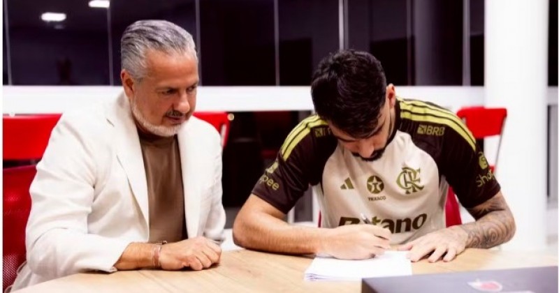 Lucas Paquet� assina contrato, e Flamengo corre para t�-lo na Supercopa do Brasil