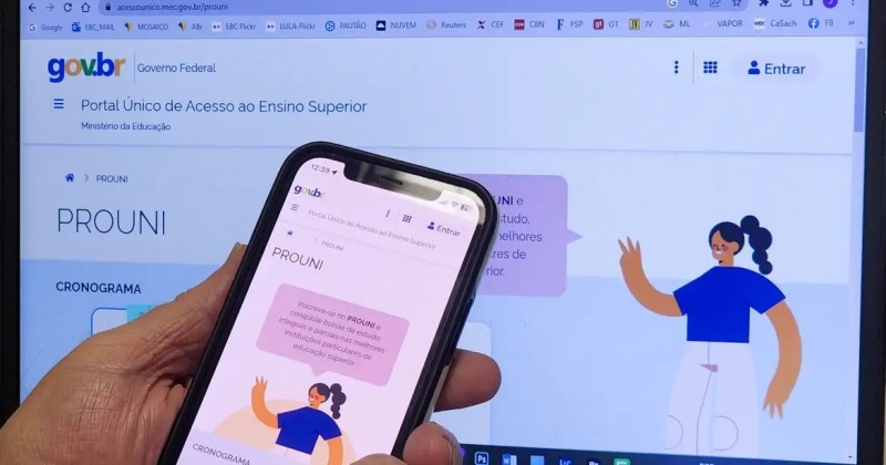 Prouni 2026: MEC divulga 226 mil pr�-selecionados na primeira chamada