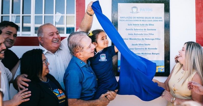 Nabor entrega amplia��o da Creche Dona Nini ampliando atendimento na educa��o infantil
