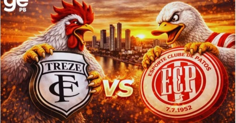 Treze x Esporte de Patos: onde assistir, hor�rio, prov�veis escala��es e arbitragem